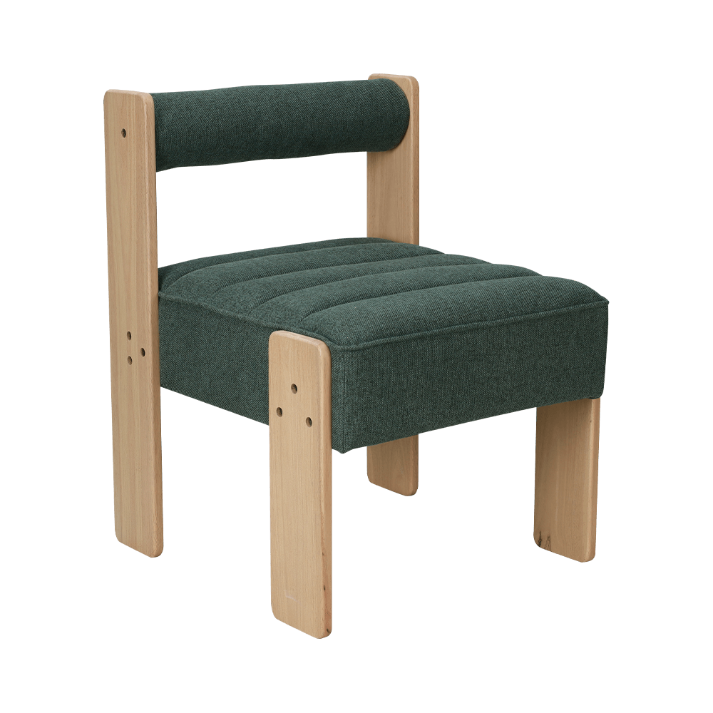 صندلی ناهار خوری چوبی پارچه ای