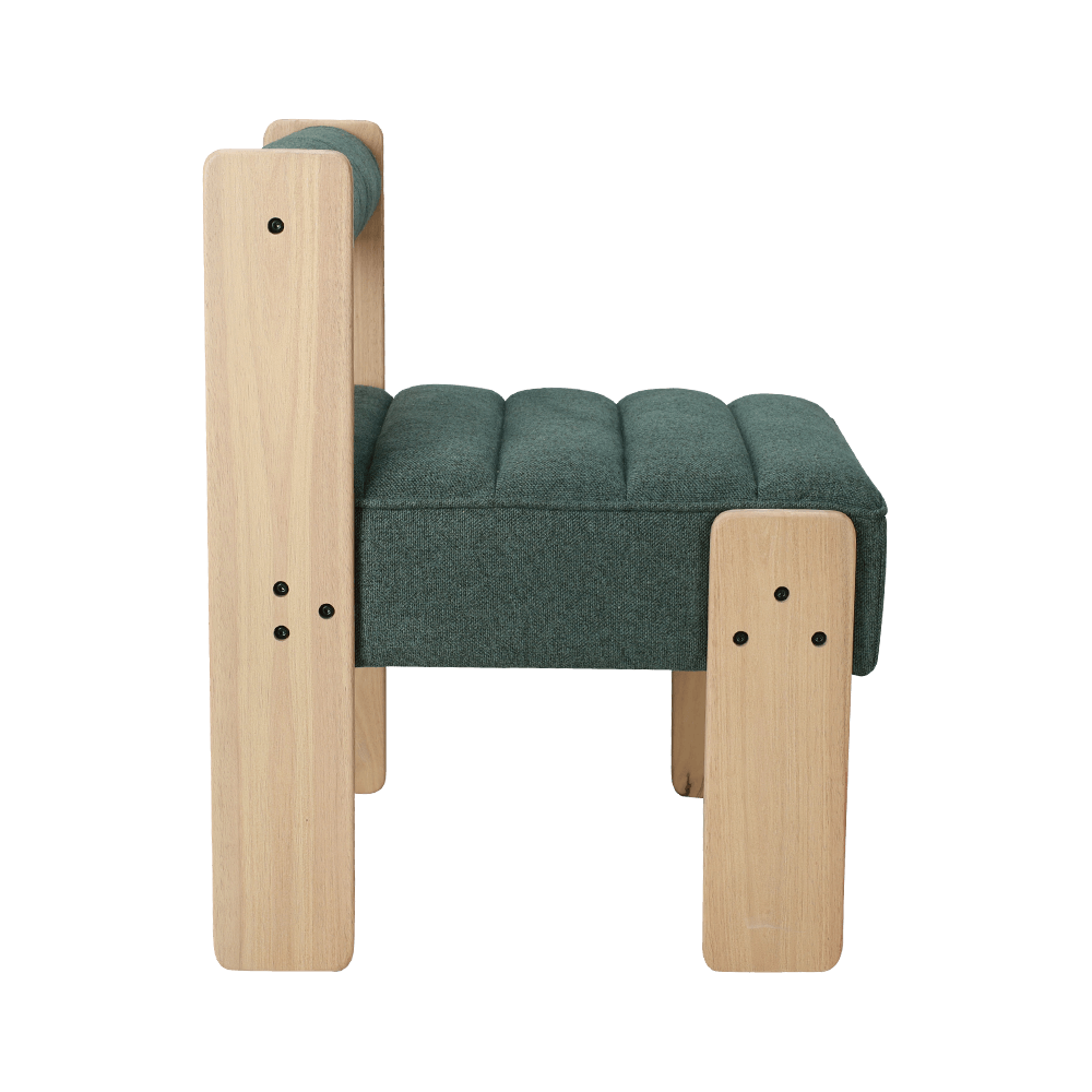 صندلی ناهار خوری چوبی پارچه ای