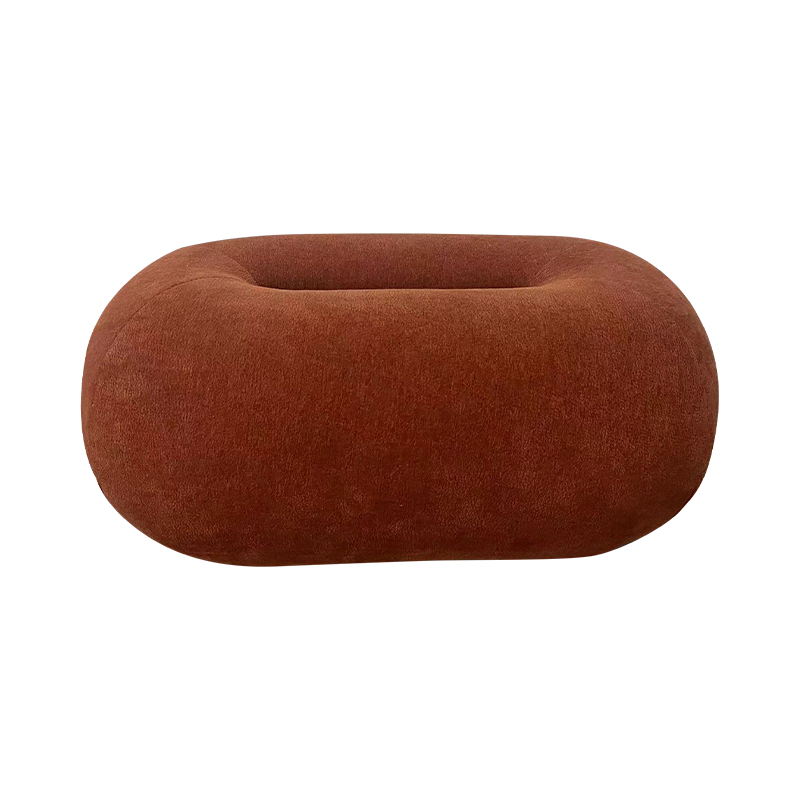 پارچه کوسن صندلی فوم حافظه نارنجی قهوه ای 